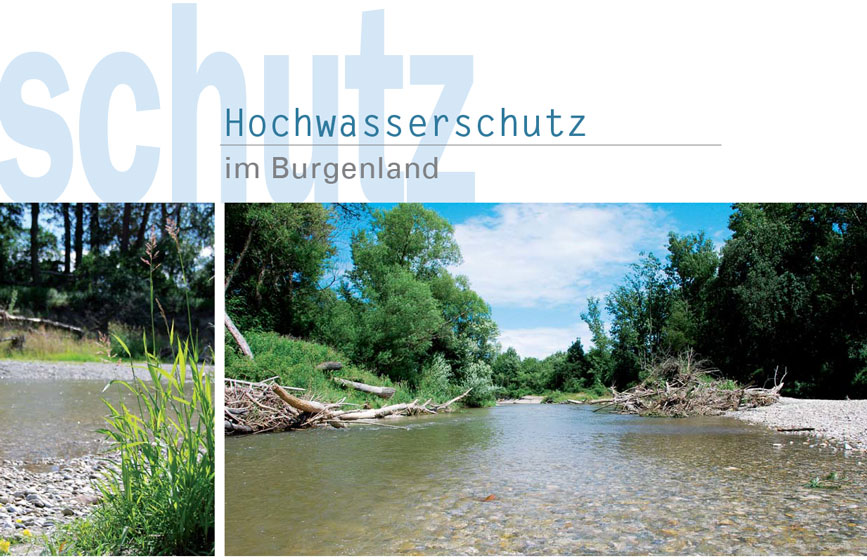 Broschüre 'Hochwasserschutz im Burgenland'