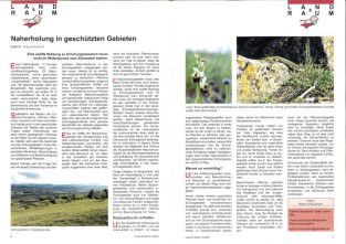 Juni 2021: Naherholung in geschützten Gebieten