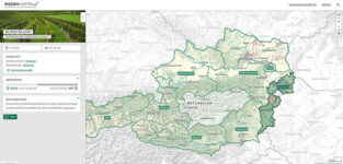 Weinriedenkarten Österreich Weiterentwicklung